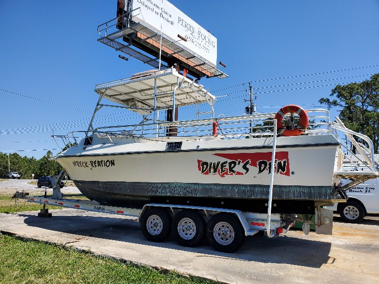 Getting on the boat